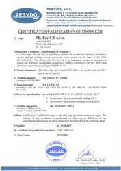 Certifikát