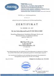 Certifikát