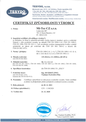 Certifikát